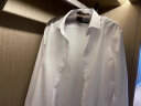 凡客诚品vancl衬衫男商务易打理纯色西服正装衬衣男士白衬衫 长-白斜纹 39 实拍图
