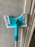 利快德国进口浴室拖把家用清洁工具可伸缩旋转刮擦玻璃清洁神器卫生间 浴室地拖头 实拍图