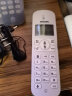 飞利浦（PHILIPS）无绳电话机 无线座机 子母机 办公家用 屏幕白色背光 持久待机 DCTG186（1+2）白色 实拍图