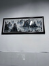 良品大师流水生财山水画办公室挂画中式客厅装饰画靠山图茶室字画风景壁画 八骏图A1 48*118cm宣纸+红木色框（偏小） 实拍图