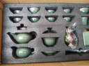 祥业哥窑功夫茶具整套装泡茶壶盖碗茶杯茶道六君子乔迁公司送礼伴手礼 哥窑八杯配茶罐青蛙+茶盘14头 实拍图