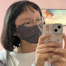 素锦初澜防晒口罩女夏季骑开车防紫外线面罩透气冰丝立体遮阳加大薄款男 原版高品质短款【深灰色】 实拍图