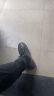 回力瑞厨师皮鞋男士防油厨房防水防滑纯黑色休闲上班工作春秋夏季板鞋子 V02黑色 41 实拍图