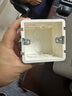 西门子（SIEMENS） 西门子 墙壁86型通用联体暗盒可拼装底盒线盒接线盒 白色40只装 实拍图