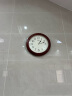 卡西欧（CASIO）挂钟客厅创意实木复古钟表现代简约石英钟时尚中式复古时钟挂表 IQ-121-5PF 实拍图