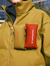BJHG王栎鑫同款不计后果贴贴羽绒服冬季男生潮牌美式外套宽松防寒服女 枫叶黄绿 M （120-150斤） 实拍图