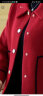 恒源祥集团彩羊中年妈妈秋装外套2022新款洋气上衣短款中老年人女装时尚呢子大衣 酒红 2XL 建议115-130斤 晒单实拍图