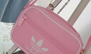 adidas adicolor实用迷你运动斜挎单肩包男女阿迪达斯官方三叶草 芭蕾粉 NS 实拍图