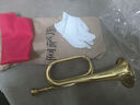 阿萨斯冲锋号军号 大步号吹号乐器 黄铜号带7C号嘴 实拍图