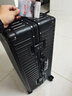 CROSSGEAR瑞士行李箱铝框可登机拉杆箱男轻商务出差登机箱女学生旅行密码箱 商务黑卡扣装多不爆托运无忧 26英寸 长途返程旅行搬家 实拍图