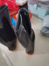 回力雨鞋男士款时尚雨靴户外防水不易滑耐磨HL8075中筒黑色45码 晒单实拍图