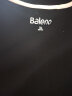 班尼路（Baleno）圆领纯色薄款透气宽松情侣百搭体恤88902284 00A纯黑 XL 实拍图