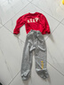 真维斯（Jeanswest）真维斯男童套装春装大童儿童两件套秋冬外穿2025男孩加绒保暖衣服 【春秋套装】红色灰色xcbnd13 150 实拍图