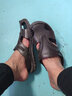回力凉鞋男夏季不臭脚休闲男士凉拖两用鞋防滑耐磨包头防撞沙滩鞋男 棕色 39 实拍图
