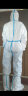 HANASS 医用一次性隔离衣 医用防护 隔离服连帽 透气防水 无纺布连体式 男女通用升级胶条款（160-180cm） 实拍图