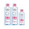 欧莱雅（LOREAL） 卸妆水三合一卸妆洁颜水深层清洁温和免洗倍润清爽型眼唇卸妆水 氨基酸400ml+倍润95ml*3 实拍图