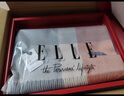 ELLE【礼盒装】纯羊毛围巾秋冬季女保暖披肩妈妈生日送长辈礼物 实拍图
