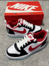 NIKE耐克 yykids COURT BOROUGH LOW (GS) 女童芝加哥低帮休闲运动鞋 DQ5354-161 36.5 实拍图