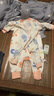 七彩博士婴儿分腿式睡袋可拆袖春夏薄款纯棉纱布儿童防踢被子着凉宝宝惊跳 萌兔粉-纯棉薄款（深秋） S（80码） 实拍图