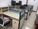 黎富家具（LIFU）办公桌椅4\/6人职员办公工位组合屏风玻璃隔断财务工位电脑 配套活动柜单价（不单独发货） 不含办公椅 实拍图