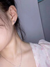 晓青瓜耳骨钉女养耳洞睡觉免摘个性小耳扣耳环耳圈高端2025款生日礼物 10MM银色一对(适合耳垂)E2753 实拍图