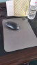 镭拓（Rantopad）G1 硬质皮革游戏防水鼠标垫 商务办公电脑鼠标垫 桌面垫 浅灰色 实拍图