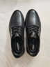 木林森（MULINSEN）男鞋商务皮鞋简约日常休闲单鞋 黑色 41码 SL67341 晒单实拍图