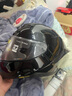 摩雷士（MOTORAX）全盔头盔冬季保暖大尾翼男女摩托车四季个性酷赛跑机车招财猫R50S 星空黑【透明片+送彩片】 XL【建议60-61CM】 实拍图