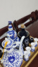 陶沁泉景德镇陶瓷器中式白酒酒具套装酒壶酒杯酒盅酒器温酒壶 富贵连一斤配4个杯子 实拍图