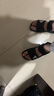 阿迪达斯 （adidas）童鞋露脚趾儿童凉鞋夏季款男童女童魔术贴软底小大童沙滩鞋GW0344 GW0344 黑 39 码/6uk/脚长24cm 实拍图