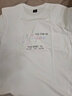 TEEK短袖t恤男装上衣服 青少年新款夏季男士高中生潮流休闲重磅棉体恤 【柔软舒适】S218白色 XL 实拍图