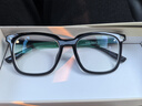 蔡司（ZEISS）近视眼镜框男士款粗框黑框眼镜gm镜架可配度数防蓝光辐射眼睛女 经典款 黑框黑色 配colorein镜片1.60超薄 0-800 实拍图