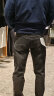 杰克·琼斯（JACK&JONES）夏季衣服裤子直筒男士内里薄绒保暖舒适百搭牛仔裤长裤品牌男装 深灰牛仔A16 175/82A/MRW 晒单实拍图