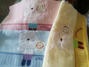 金号纯棉家纺情侣款洗脸洗澡毛巾 卡通米菲兔家用成人大人儿童洗脸面巾割绒柔软吸水加厚耐用76*36CM 红蓝2条装 实拍图