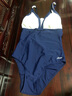 速比涛（Speedo）泳衣女绮遇系列深海设计海岛温泉度假性感连体泳衣 海蓝/白 40 实拍图