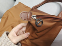 珑骧（LONGCHAMP）女包帆布短柄饺子包中号手提包礼物 干邑色 实拍图