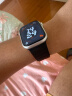 毕亚兹适用苹果手表iwatch9/8/SE硅胶磁吸搭扣表带支持Apple Watch Ultra2/9/7代42/44/45/49mm-BD19黑橙 晒单实拍图