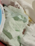 新生婴幼儿上衣夏天薄款短袖宝宝半袖和尚衣服52码夏季纯棉半背衣 H158纯棉绿色 59码  8-13斤宝宝 晒单实拍图