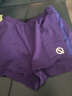 QINKUNG轻功 四分训练跑步短裤3.0 (无内衬)男款 女款 女款紫色 M 晒单实拍图