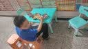 贝琪雅儿童桌椅套装学习桌椅宝宝画画升降积木桌椅子塑料家用幼儿园桌子 薄荷绿凳子 实拍图