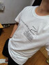 迪贝狼短袖体恤男新款夏季男士短袖T恤韩版宽松学生男圆领潮流体恤半袖衣服男装 纯色白 XL 建议 135/150斤 实拍图