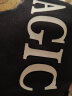 百图betu女装2024夏季新款T恤宽松版型圆领字母印花短袖T恤女2403T34 黑色 S 晒单实拍图