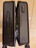爱华仕行李箱20可登机女生拉杆箱大容量24寸旅行箱学生密码箱旅游皮箱子 【青春版】黑色 20英寸 （+20%容量）登机箱 实拍图