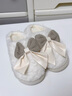 利达妮（TZLDN）买一送一棉拖鞋女士冬季2025新款室内家居一对保暖防滑情侣棉鞋男 白色+灰色【热卖款】 36-37 女+42-43男 实拍图