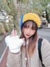 京堂京品 毛绒手套女冬季翻盖半指时尚写字开车棉女生保暖手套防寒毛线 实拍图