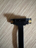 礼嘉 PCI-E 1X延长线180度 15cm pcie3.0延长扩展x1转x1连接 电脑显卡声卡USB卡网卡直排线 LJ-180P15 实拍图