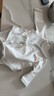 贝瑞加（Babyprints）新生儿包屁衣2件装婴儿连体衣纯棉A类三角哈衣宝宝秋冬内衣 绿52 实拍图