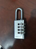 【京送】NBYT304不锈钢锁梁防水防锈防雨室外户外庭院门后备箱箱包健身房更衣柜大铁门密码锁挂锁 T2035-SS(小号四位） 实拍图