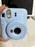 FUJIFILM(富士) instax mini12 一次成像立拍立得相机 七夕礼物 生日礼物 送礼可爱迷你立拍立得相机 MINI12 绣球蓝 官方标配 实拍图