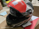 LS2双镜片揭面盔电动摩托车头盔男女高清耐磨赛车四季通用 FF370 哑黑灰竞速 L（建议55-56头围） 实拍图